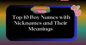 boy names that have nicknames