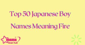 japanese boy names meaning fire 