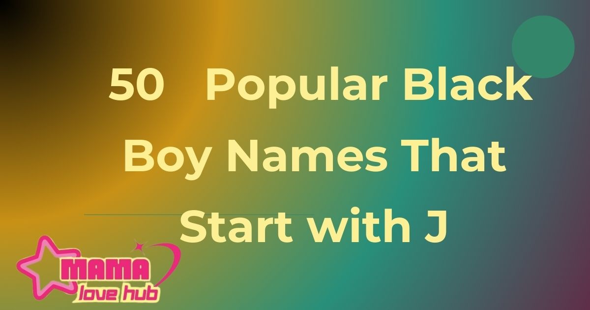 popular black boy names that start with j