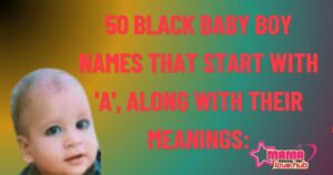 black baby boy names that start with a