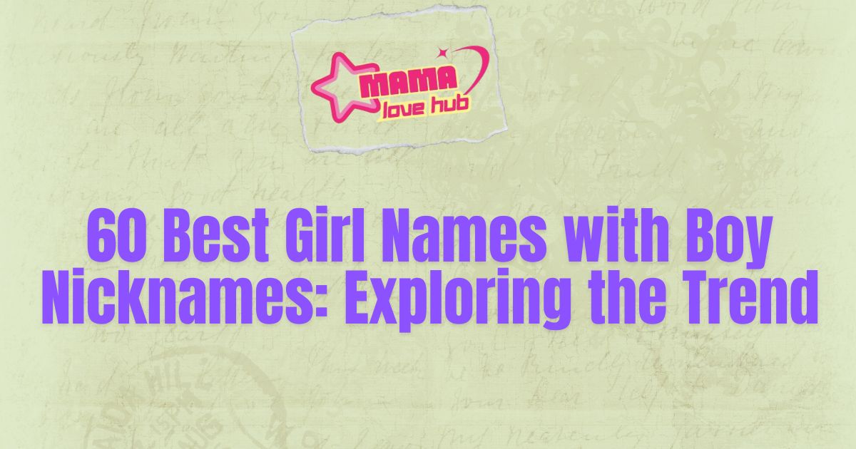 girl names with boy nicknames