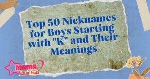 nickname start with k for boy