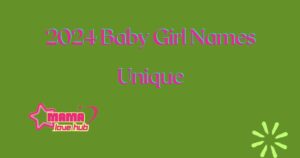 2024 baby girl names unique