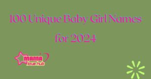 2024 baby girl names unique