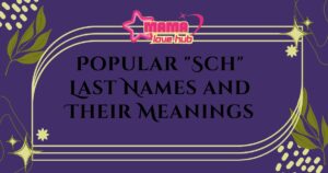 last names that start with sch