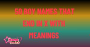 boy names that end in x